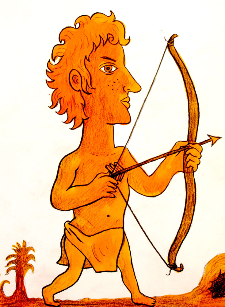 Apollon. illustration de Julien Cordier