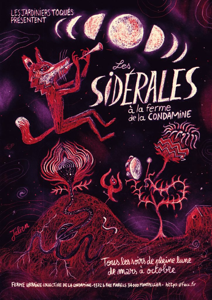 Les sidérales. Illustration : Julien Cordier