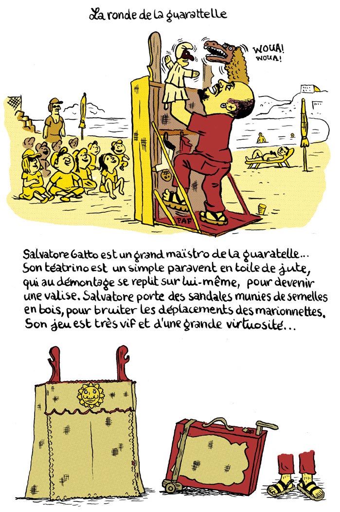 Les Guarattelles - illustrations : Julien Cordier