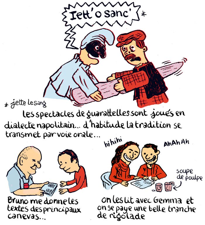 Les Guarattelles - illustrations : Julien Cordier