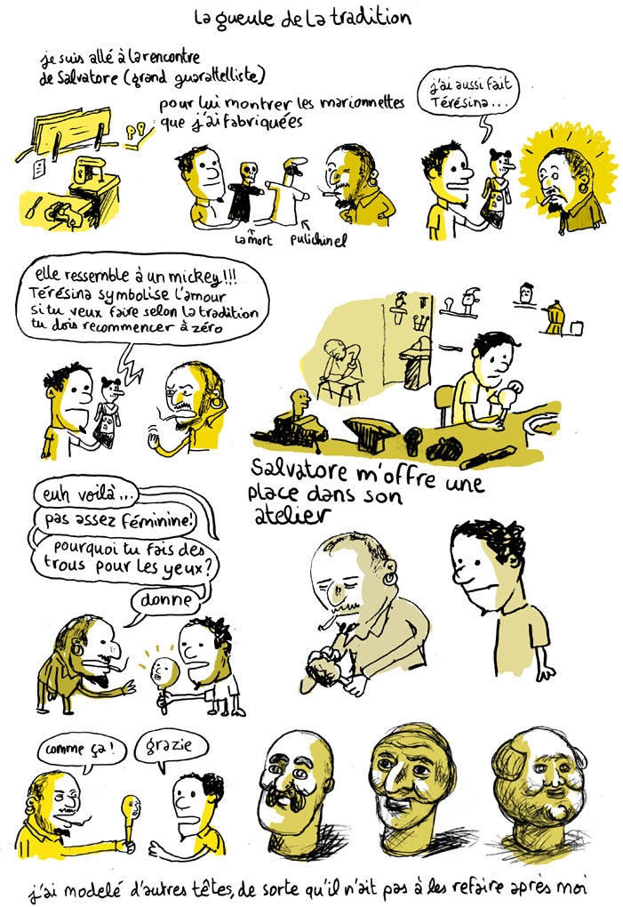 Les Guarattelles - illustrations : Julien Cordier