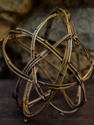 Sphère en bambou ornementale