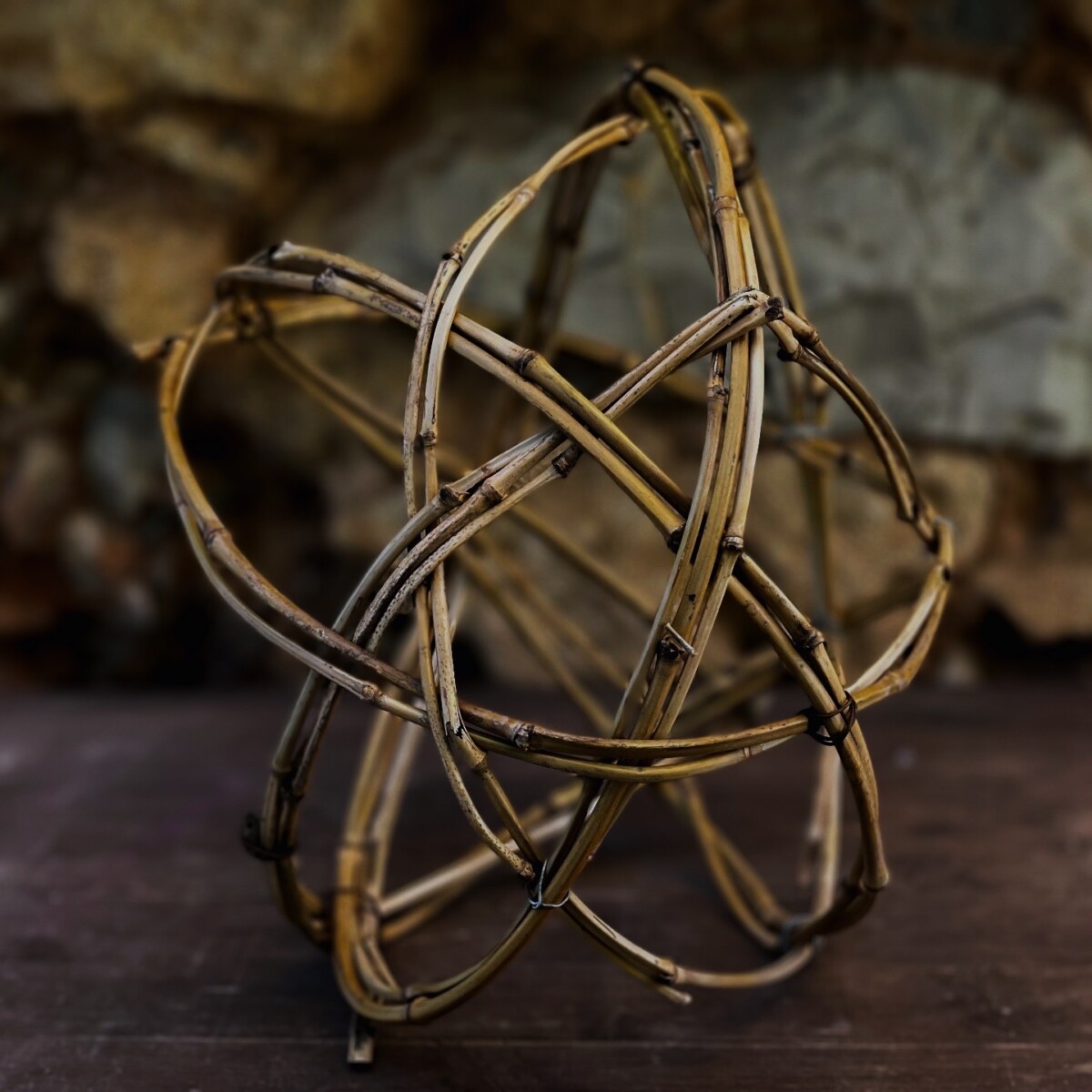 Sphère en bambou ornementale dômes pergolas - bambou design